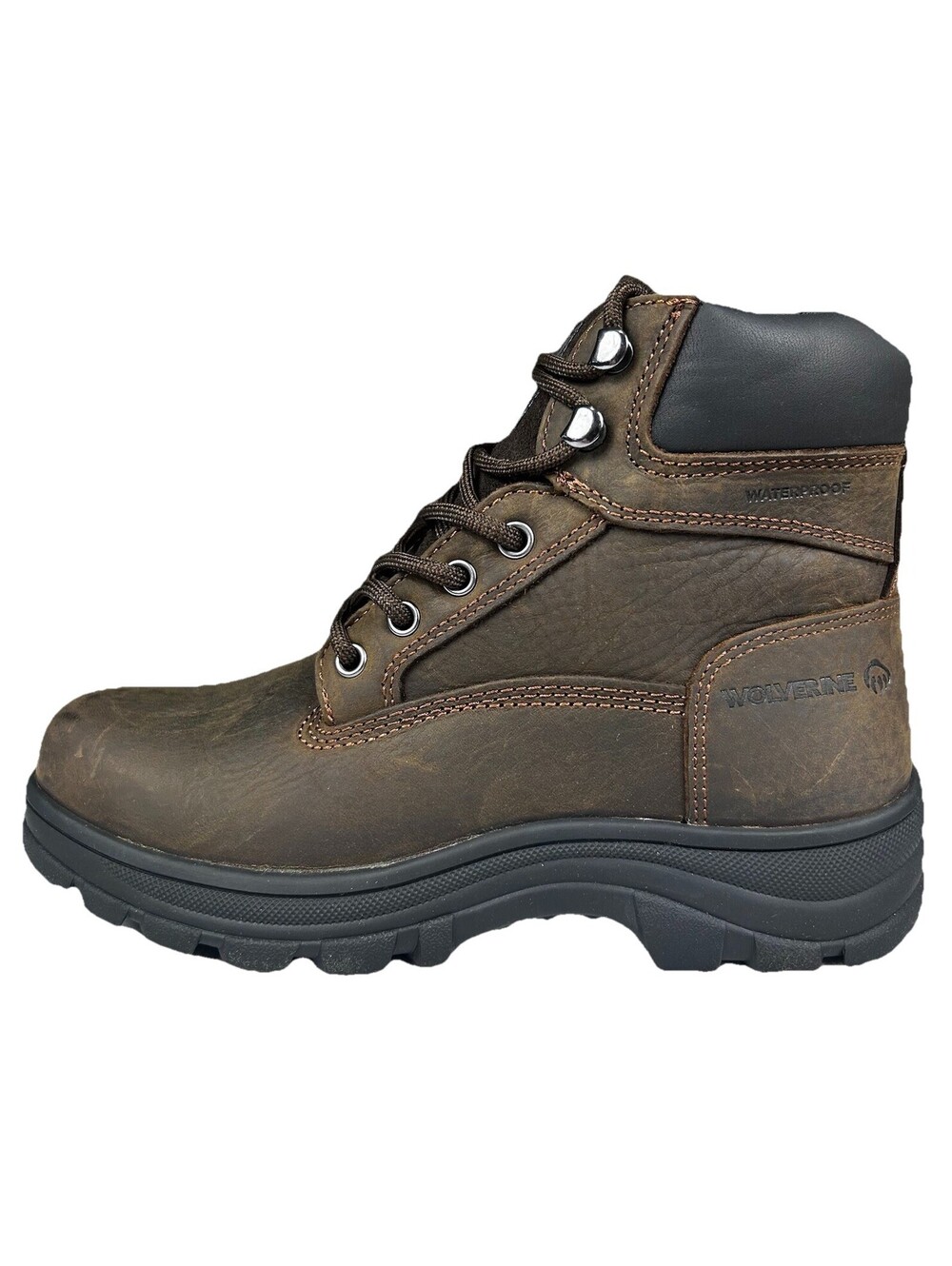 Wolverine Men’s Carlsbad 6" Waterproof Soft Toe Boots Size 6.5 Extra Wide Brown